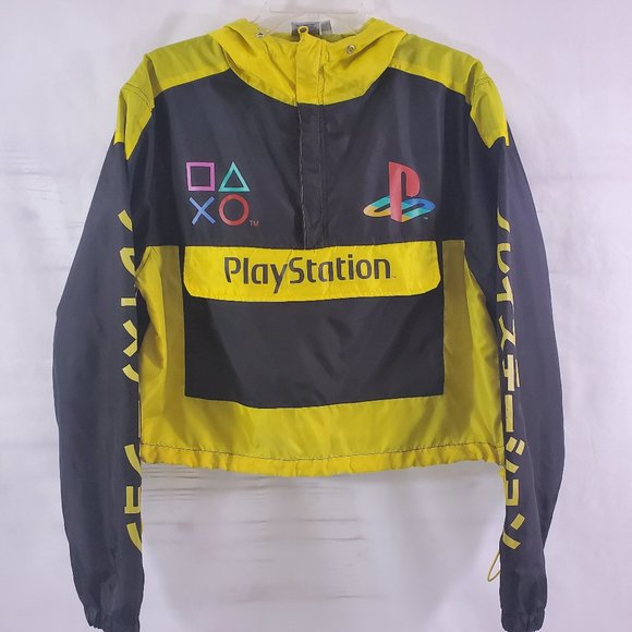 Sony Jackets & Blazers - PlayStation Hooded ¼ Zip Pullover Cropped Jacket
